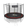 SPOKEY Trampolina JUMPER czerwona 244 cm - 1032958 - zdjęcie